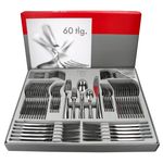 60tlg. Justinus Twist Komplett-Besteckset für 12 Personen - 630-480_Bild_1