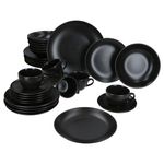 30tlg Kombiservice Panther matt schwarz für 6 Personen - 161947 + 161948 + 161949 + 161951 + 161952_Bild_1