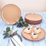 6er Set Jasper Puder Kuchenteller aus Steingut - 414509_Bild_3