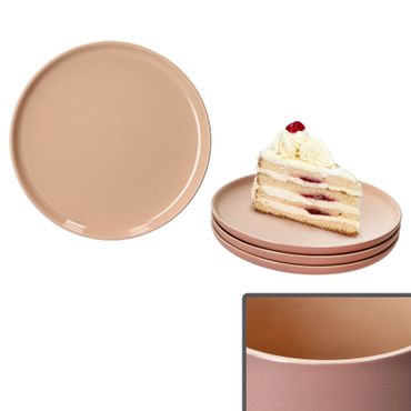 4er Set Jasper Puder Kuchenteller aus Steingut - 414509_Bild_1