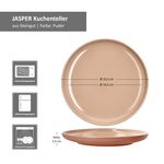4er Set Jasper Puder Kuchenteller aus Steingut - 414509_Bild_5