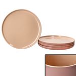 4er Set Jasper Puder Speiseteller aus Steingut - 414516_Bild_2