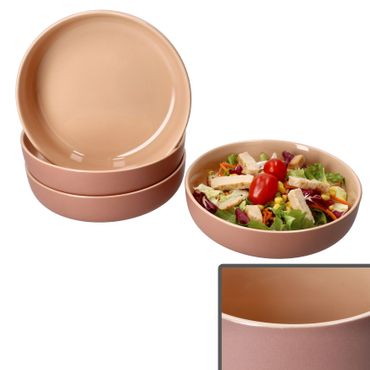 4er Set Jasper Puder Suppenteller aus Steingut - 414547_Bild_1