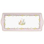 HAPPY EASTER Kuchenplatte rechteckig aus Porzellan – R1109_Bild_1