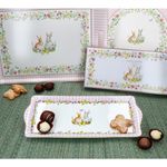 HAPPY EASTER Kuchenplatte rechteckig aus Porzellan – R1109_Bild_2