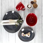 16tlg Kombiservice NATURAL blau & rot für 4 Personen aus Steingut - 582711_Bild_6