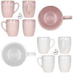 12tlg Frühstücksset OSSIA Exotic Tearose ROSA für 4 Personen aus Steingut - 582750_Bild_5