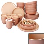 32tlg Kombiservice Jasper Puder für 8 Personen aus Steingut - 8x 414448 + 8x 414516 + 8x 414530 + 8x 414547_Bild_1