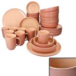 32tlg Kombiservice Jasper Puder für 8 Personen aus Steingut - 8x 414448 + 8x 414516 + 8x 414530 + 8x 414547_Bild_2