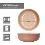 4er Set Jasper Puder Müslischale aus Steingut - 414530_Bild_5