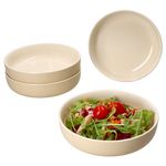 4er Set Jasper Vanille Suppenteller aus Steingut - 403602_Bild_1