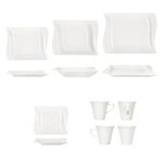 30tlg. Kombiservice IVORY Porzellan für 6 Personen_Bild_5