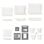 30tlg. Kombiservice IVORY Porzellan für 6 Personen_Bild_4