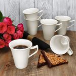 6er Set Kaffeebecher IVORY aus Porzellan für 6 Personen_Bild_3