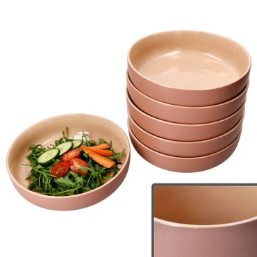 6er Set Jasper Puder Suppenteller aus Steingut - 414547_Bild_1