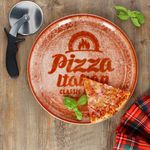 2er Set Pizzateller ROT & SCHWARZ 31cm - 1x ZREC02 & 1x ZREC04_Bild_3