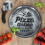 2er Set Pizzateller ROT & SCHWARZ 31cm - 1x ZREC02 & 1x ZREC04_Bild_4