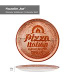 2er Set Pizzateller ROT & SCHWARZ 31cm - 1x ZREC02 & 1x ZREC04_Bild_5