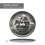 2er Set Pizzateller ROT & SCHWARZ 31cm - 1x ZREC02 & 1x ZREC04_Bild_6