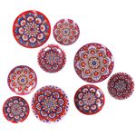 18tlg Tellerset BAYRAM ROSA ROT für 6 Personen aus Steingut - 24327265_Bild_4