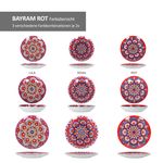 18tlg Tellerset BAYRAM ROSA ROT für 6 Personen aus Steingut - 24327265_Bild_5