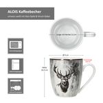 6er Set Kaffeebecher mit Henkel ALOIS Porzellan für 6 Personen_Bild_7