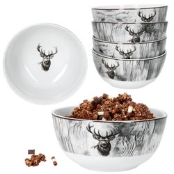 01-162452-MamboCat-Alois-Hirsch-Mueslischale-6er-Set-Deko-01.jpg 6er Set Müslischale ALOIS Porzellan für 6 Personen_Bild_1