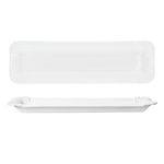 6er Set PUR Pappteller groß länglich aus Porzellan weiß - 24302112_Bild_4