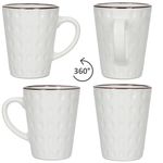 6er Set ROME Weiß & Blau Kaffeebecher mit Henkel für 6 Personen aus Steingut - 3x 24323292 & 3x 24323268_Bild_9