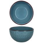 6er Set ROME Weiß & Blau Müslischalen für 6 Personen aus Steingut - 3x 24323286 & 3x 24323262_Bild_4