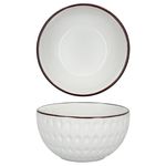 6er Set ROME Weiß & Blau Müslischalen für 6 Personen aus Steingut - 3x 24323286 & 3x 24323262_Bild_5