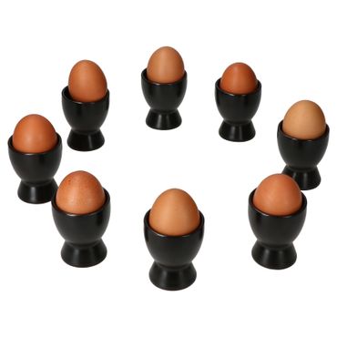 8er Set NERO Eierbecher aus Steingut - 24320072_Bild_1