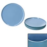4er Set Jasper Ozeanblau Kuchenteller aus Steingut - 414356_Bild_2