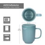 6er Set Jasper Graublau Kaffeebecher aus Steingut - 414110_Bild_7