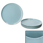 4er Set Jasper Graublau Kuchenteller aus Steingut - 414165_Bild_2