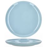 4er Set Jasper Graublau Kuchenteller aus Steingut - 414165_Bild_4