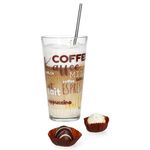6er Set CANDY Latte Macchiato Gläser mit Schrift-Dekor 380ml_Bild_3