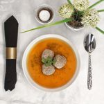 6er Set REACTIVE GLAZE PARIS Suppenteller Creme & Pink aus Steingut_Bild_3