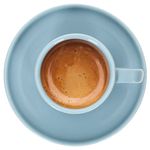 6er Set Jasper Graublau Espressotassen mit Untertassen aus Steingut - 6x 414141 & 6x 414158_Bild_4