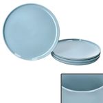 4er Set Jasper Graublau Speiseteller aus Steingut - 414196_Bild_2