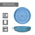 4er Set Jasper Ozeanblau Suppenteller aus Steingut - 414387_Bild_5