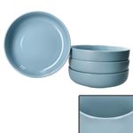 4er Set Jasper Graublau Suppenteller aus Steingut - 414226_Bild_2