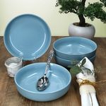 4er Set Jasper Graublau Suppenteller aus Steingut - 414226_Bild_3