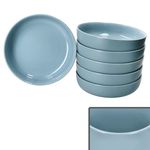 6er Set Jasper Graublau Suppenteller aus Steingut - 414226_Bild_2