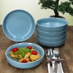 6er Set Jasper Graublau Suppenteller aus Steingut - 414226_Bild_3
