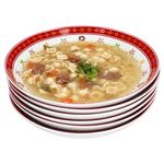 6er Set Weihnachtstraum Suppenteller aus Porzellan_Bild_2