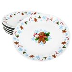 6er Set Candyman Kuchenteller aus Porzellan_Bild_2