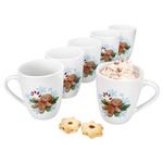 6er Set Candyman Kaffeebecher mit Henkel aus Porzellan _Bild_1