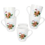 6er Set Candyman Kaffeebecher mit Henkel aus Porzellan _Bild_2