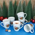 6er Set Candyman Kaffeebecher mit Henkel aus Porzellan _Bild_3